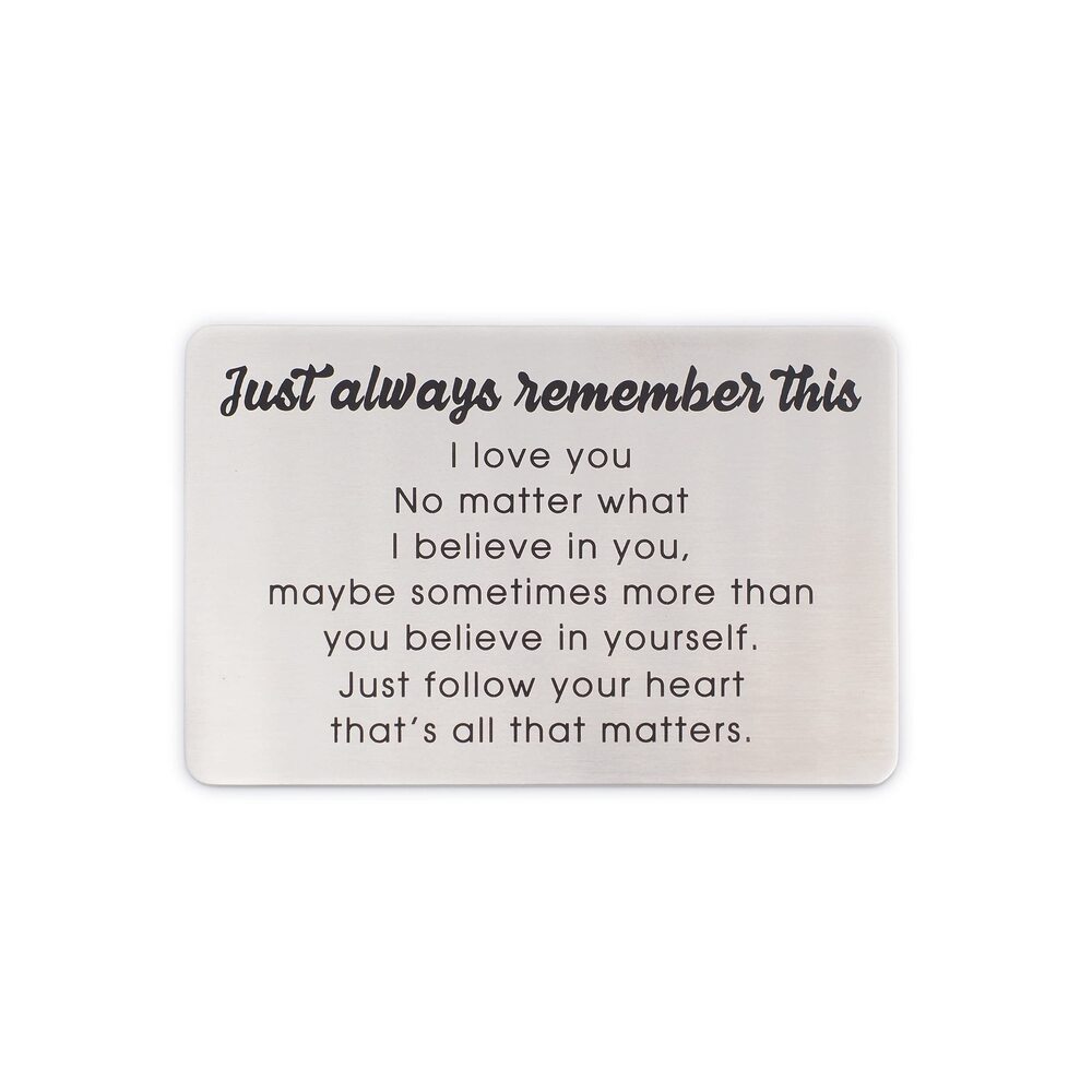 2619 Remember This Wallet Card, Inspirational Gifts for Special Someone - Picture 1 of 7